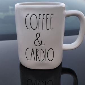 New "Coffee and Cardio" Rae Dunn mug